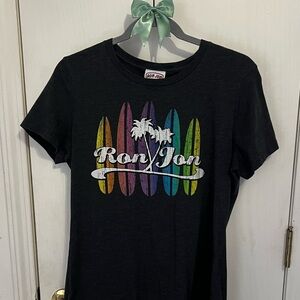 Ron Jon Surf Shop Rainbow Surfboard Graphic Tee XL